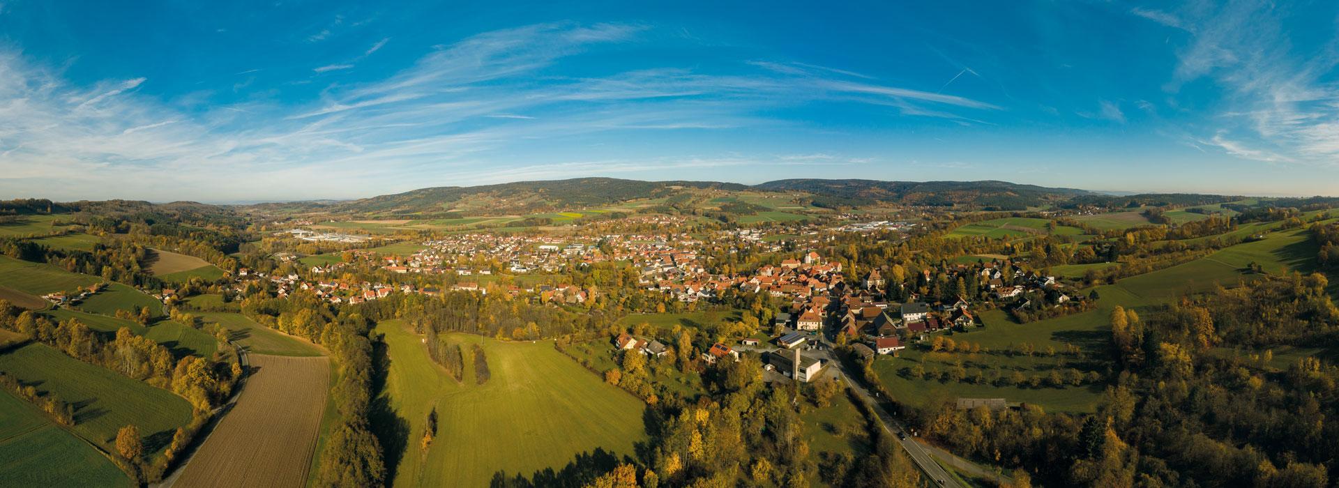 Blick über Weidenberg