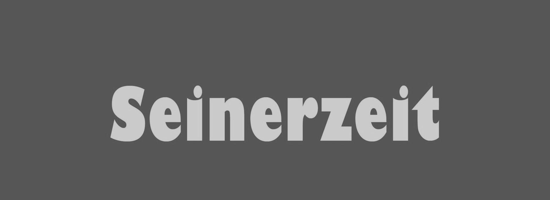 Seinerzeitschriftzug grau
